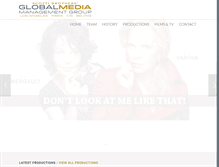 Tablet Screenshot of globalmediamgmt.com